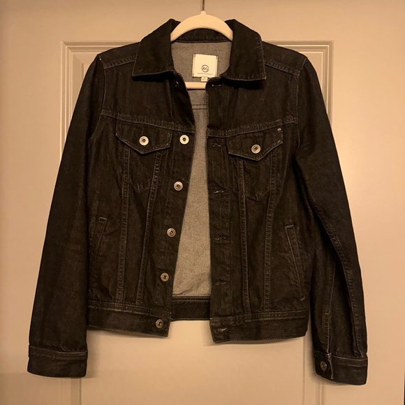 AG Jeans black denim jacket - Picture 1 of 3